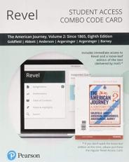 Revel for the American Journey : A History of the United States, Volume 2 (since 1865) -- Combo Access Card 8th