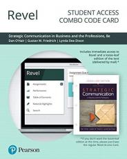 Revel for Strategic Communication in Business and the Professions -- Combo Access Card 8th