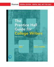 The Prentice Hall Guide for College Writers 12th
