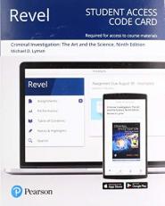 Revel for Criminal Investigation : The Art and the Science -- Access Card 9th