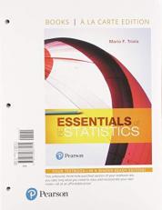 Essentials of Statistics, Loose-Leaf Edition PLUS Mylab Statistics with Pearson EText -- Access Card Package 6th