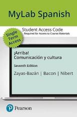 MLM Mylab Spanish with Pearson EText Access Code (5 Months) For ¡Arriba! : Comunicación y Cultura