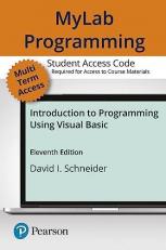 MyLab Programming with Pearson EText Access Code for Introduction to Programming Using Visual Basic 11th
