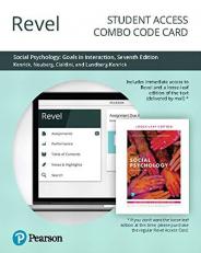 Revel for Social Psychology : Goals in Interaction -- Combo Access Card 7th