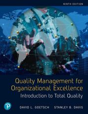 Quality Management For Organiz. Excellence 9th