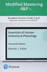Modified Mastering a&P with Pearson EText -- Standalone Access Card -- for Essentials of Human Anatomy and Physiology - 18 Months