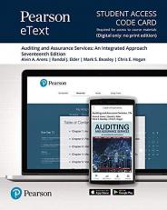 Pearson EText for Auditing and Assurance Services -- Access Card 17th