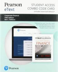 Pearson EText for Corporate Finance -- Combo Access Card 5th