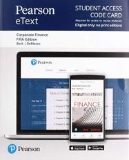 Pearson EText for Personality : Corporate Finance -- Access Card 5th