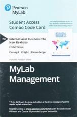 MyLab Management with Perarson eText -- Combo Access Card -- for International Business : The New Realities 5th