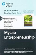 MyLab Entrepreneurship with Pearson eText -- Student Access Combo Code Card for Entrepreneurship : Starting and Operating a Small Business 5th