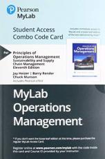 MyLab Operations Management with Pearson eText -- Student Access Combo Code Card -- Principles of Operations Management : Sustainability and Supply Chain Management 11th