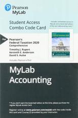 MyLab Accounting for Pearson's Federal Taxation 2020 Comprehensive -- Combo Access Card 