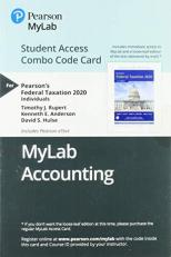 MyLab Accounting for Pearson's Federal Taxation 2020 Individuals -- Combo Access Card 