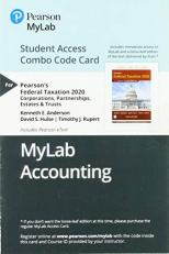 MyLab Accounting for Pearson's Federal Taxation 2020 Corporations, Partnerships, Estates and Trusts -- Combo Access Card 