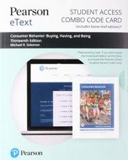 Pearson EText for Consumer Behavior : Buying, Having, Being -- Combo Access Card 13th