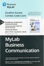 Mylab BComm for Excellence in Business Communication -- Combo Access Card 13th