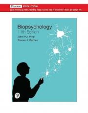 Biopsychology, 11th Edition