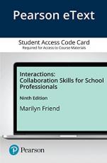 Interactions : Collaboration Skills for School Professionals -- Pearson eText Access Card 9th