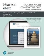 Pearson EText for Microeconomics : Theory and Applications with Calculus -- Combo Access Card 5th
