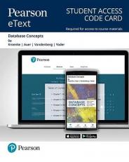 Pearson EText Database Concepts -- Access Card 9th