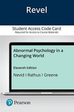 Revel for Abnormal Psychology in a Changing World -- Access Card 11th