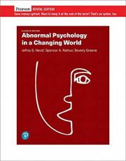 Abnormal Psychology in a Changing World [RENTAL EDITION] (11th Edition)