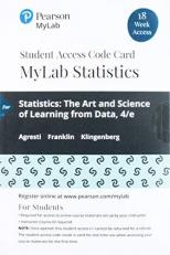 MyLab Statistics with Pearson EText -- 18 Week Standalone Access Card -- for Statistics : The Art and Science of Learning from Data