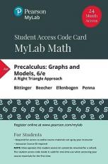 MyLab Math with Pearson EText -- 24-Month Standalone Access Card -- for Precalculus : Graphs and Models, a Right Triangle Approach