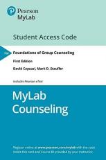MyLab Counseling with Pearson EText -- Standalone Access Card -- for Foundations of Group Counseling 