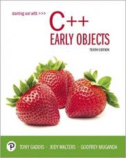 Starting Out with C++ : Early Objects Plus Mylab Programming with Pearson EText -- Access Card Package 10th