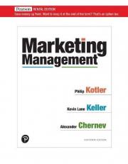 Marketing Management [RENTAL EDITION] 16th