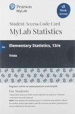 MyLab Statistics with Pearson EText -- 18 Week Standalone Access Card -- for Elementary Statistics