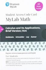 MyLab Math with Pearson EText -- 18 Week Standalone Access Card -- for Calculus and Its Applications, Brief Version