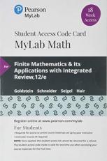 MyLab Math with Pearson EText -- 18 Week Standalone Access Card -- for Finite Mathematics and Its Applications with Integrated Review