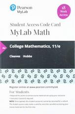 MyLab Math with Pearson EText -- 18 Week Standalone Access Card -- for College Mathematics for Trades and Technologies