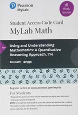 MyLab Math with Pearson EText -- 18 Week Standalone Access Card -- for Using and Understanding Mathematics : A Quantitative Reasoning Approach