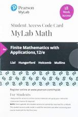 MyLab Math with Pearson EText -- 18 Week Standalone Access Card -- for Finite Mathematics with Applications