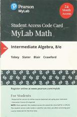 MyLab Math with Pearson EText -- Standalone Access Card -- for Intermediate Algebra 8th