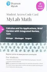 MyLab Math with Pearson EText -- 18 Week Standalone Access Card -- for Calculus and Its Applications : Brief Version