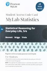 MyLab Statistics with Pearson EText -- 18 Week Standalone Access Card -- for Statistical Reasoning for Everyday Life
