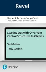 Starting Out with C++ : From Control Structures Through Objects 