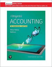 Horngren's Accounting : The Managerial Chapters 