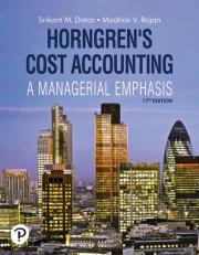 Horngren's Cost Accounting 17th
