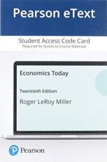 Pearson EText Economics Today -- Access Card 20th