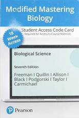Modified Mastering Biology with Pearson EText -- Access Card -- for Biological Science (18-Weeks)