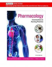 Pharmacology: Connections to Nursing Practice [RENTAL EDITION] 5th