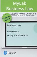 MyLab Business Law with Pearson EText -- Access Card -- for Business Law 11th