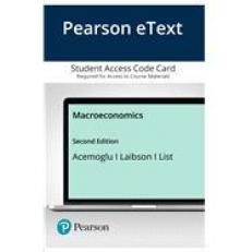 Pearson EText Macroeconomics -- Access Card 2nd
