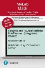 MyLab Math with Pearson EText -- Combo Access Card -- for Calculus and Its Applications, Brief Version (Integrated Review) (24 Months)